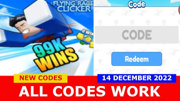 *NEW UPDATE CODES* [UPD!] Flying Race Clicker ROBLOX | ALL CODES | December 14, 2022