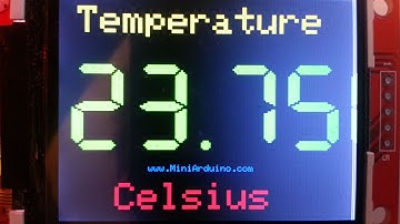 Arduino thermometer DS3231, 2.2 TFT LCD