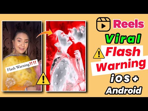 FLASH WARNING TUTORIAL | Reels Trending Flash Warning Effect Tutorial | Android & iOS