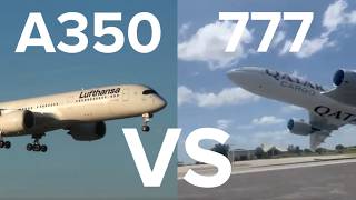 A350 VS 777