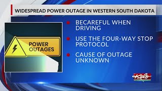 Widespread power outage in Western SD