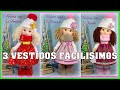 tutorial 3 VESTIDOS DE MUÑECAS, AMAIA, OSANE Y NAIARA  video - 440