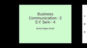T. Y.B.Com_Sem-6_English_Unit-10_Lecture-6_By Prof. Kalyani Trivedi