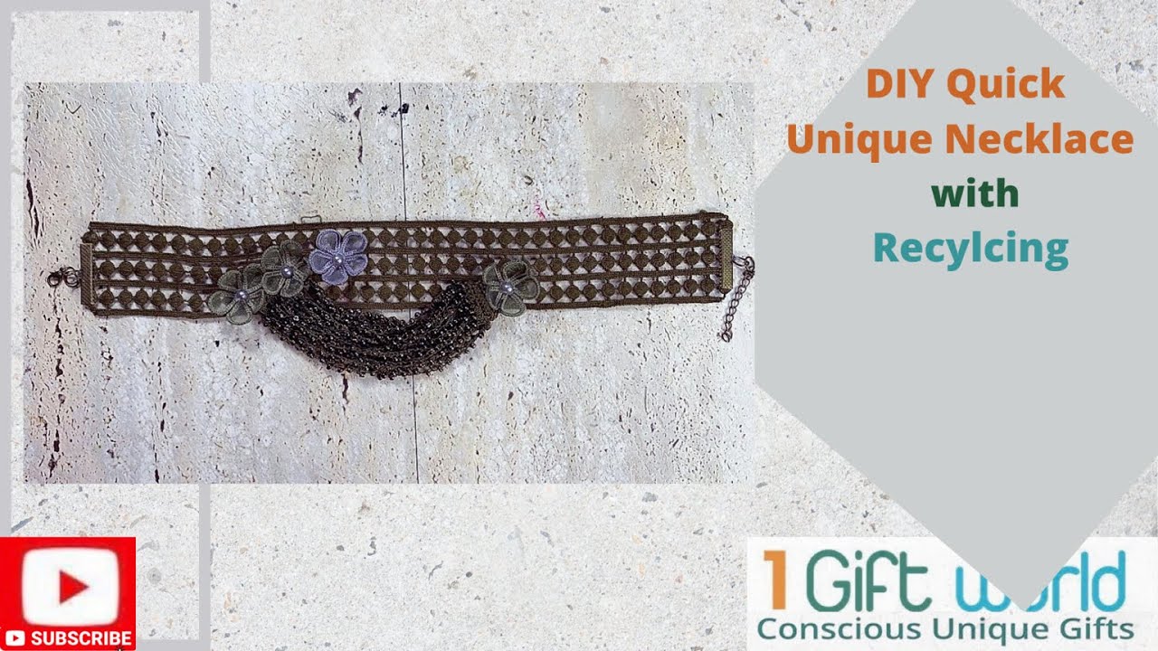 How to Make the Unique 'Illusiva' Necklace using Recycling