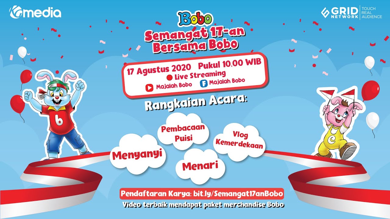 17an Virtual Ngobrol Tentang Semangat 17an Bersama Bobo YouTube