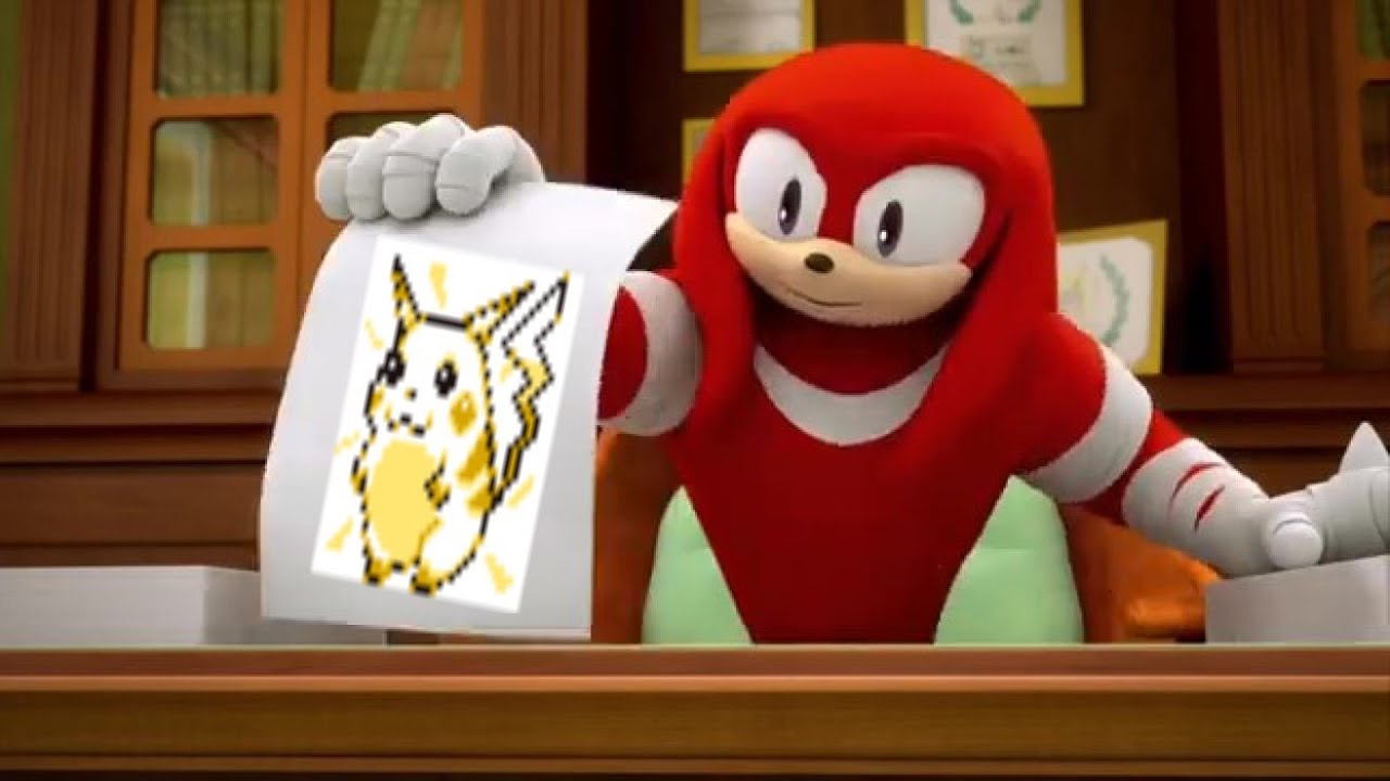 Knuckles Ranks any Gen 1 Sprites from Pokémon green