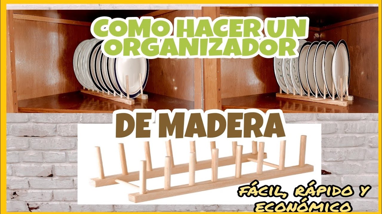 COMO ARMAR EL ESCURRIDOR - ORGANIZADOR DE PLATOS, SIMPLE Y SENCILLO, AQUI  TE AYUDAMOS 