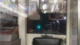 京急新1000形1033編成 休日57行路[728DX] 29D エアポート急行 逗子・葉山行 前面展望3[横浜〜井土ヶ谷]