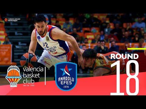 Undermanned Valencia downs Efes! | Round 18, Highlights | Turkish Airlines EuroLeague
