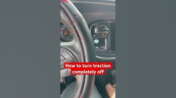 How to turn off traction completely 😱 #dodge #dodgecharger #mopar