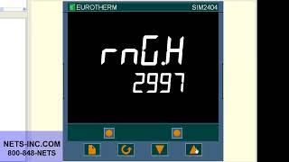 Eurotherm 2000 Series – Configuration for an infrared Pyrometer input