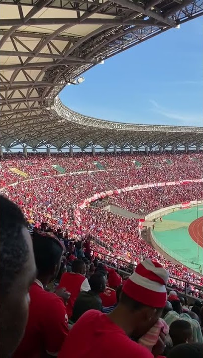 Fujo la Mashabiki Wa SIMBA Uwanja Wa Mkapa Leo Jijini Dar es Salaam