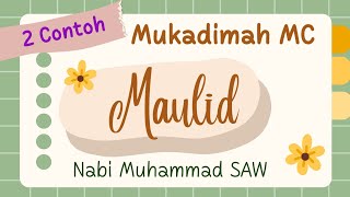 Mukadimah MC Maulid Nabi Muhammad SAW
