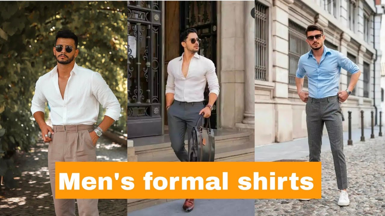 colour combination formal shirt for men - YouTube