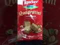 Loacker Quadratini Napolitaner Crispy Wafer Cubes Hazelnut Satisfying Sounds ASMR #shorts #asmr