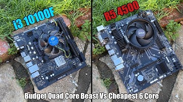 I3 10100F Vs Ryzen 5 4500 - Which Is Better For The Money?
