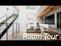 【ルームツアー】延床38坪/3階建て/プライバシーに配慮しつつ開放的な吹き抜けのたてにつながる住宅