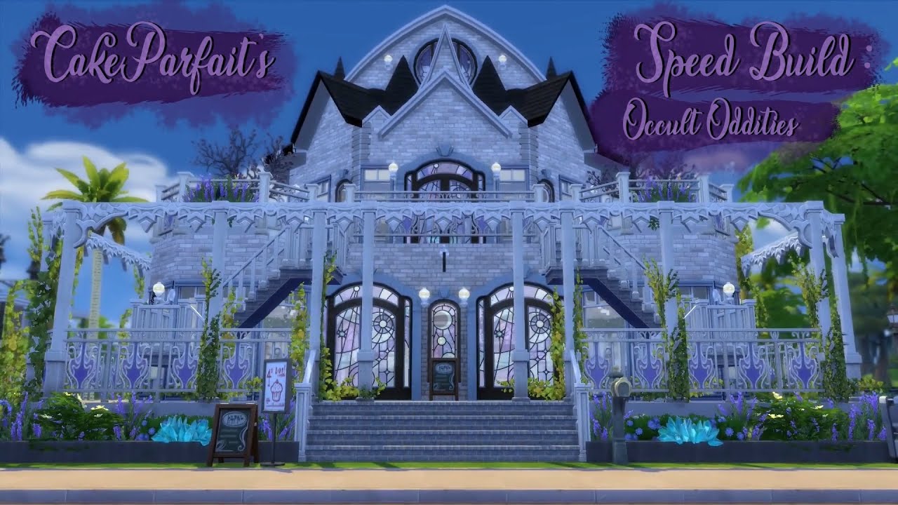 Occult Oddities 🦇 🧹 The Sims 4 Speed Build Youtube