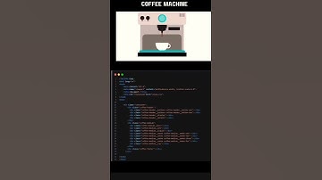 Creating Coffee Machine | HTML | CSS | Javascript  #youtubeshorts #webdesign