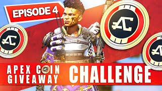 EP 4 APEX COIN GIVEAWAY CHALLENGE 1000 APEX COINS FOR EVERY 6 KILLS - Apex Legends SEASON 7