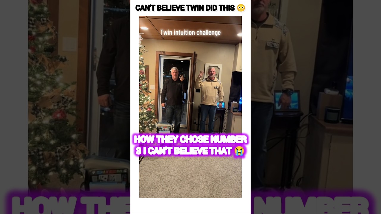 Испытание интуицией близнецов 😳😭 