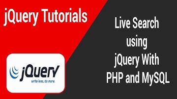 Live Search Using jQuery with PHP and MySQL in Tamil