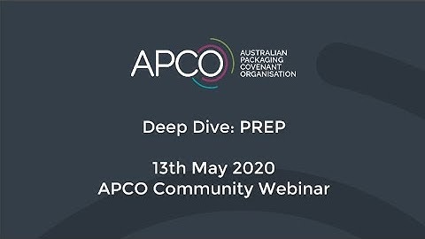 13th May 2020 - Deep Dive: PREP