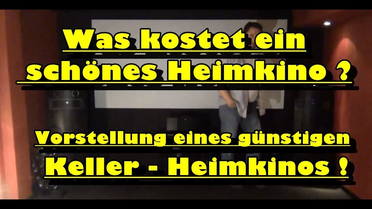 Was kostet ein Heimkino ? - Vorstellung eines Keller-Heimkinos - YouTube