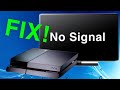 PS4 HOW TO FIX BLACK SCREEN NO SIGNAL!