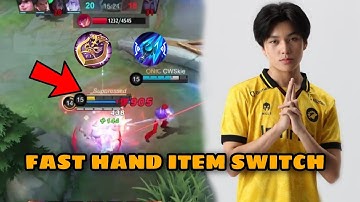 Kairi Causally Showing His Fast Hand Item Switch 🔥🔥 || MLBB || Kairi