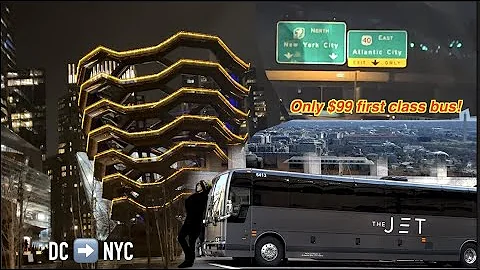 FIRST CLASS bus from DC to NYC | Traveling in Luxury VLOG 😎