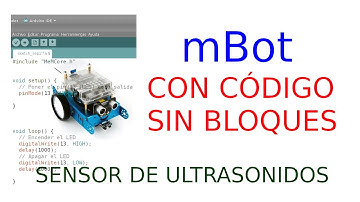 Robótica mBot - Lección 26 - Sensor de ultrasonidos