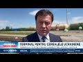 Terminal pentru cerealele ucrainene în Suceava. Peste 6400 de tone vor fi încărcate pe zi