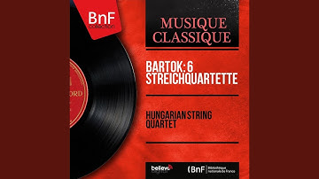 String Quartet No. 1, Op. 7, Sz. 40: I. Lento