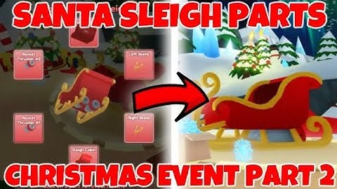 How To Find All SANTA SLEIGH PARTS in BGSI | Roblox Bubble Gum Simulator Infinity 