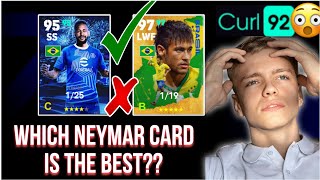 Which Neymar Card is better Neymar New Journey Campaign in efootball 2024 Mobile - Neymar Jr Beast