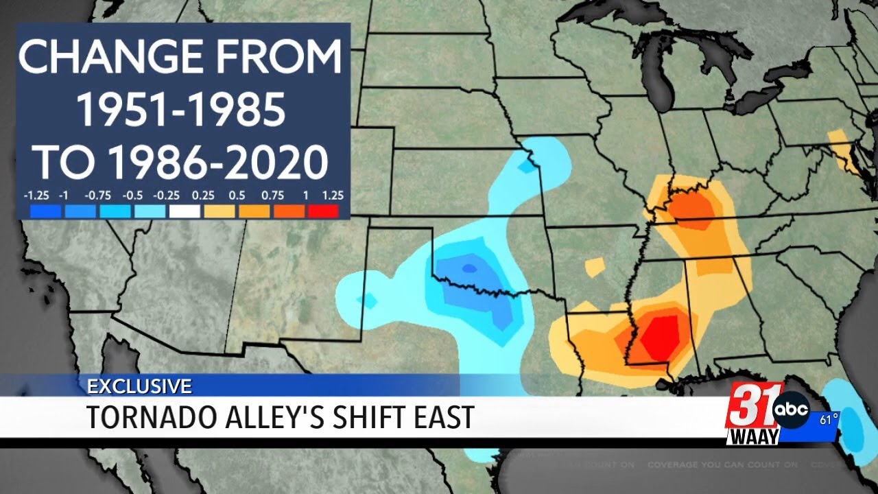 Tornado Alley continues to shift toward Alabama YouTube