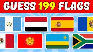 Guess All the 199 Flags of the World! | Guess the Flag Quiz