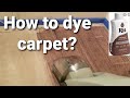 How to DYE CARPET with RIT Dye: Full Room for $9