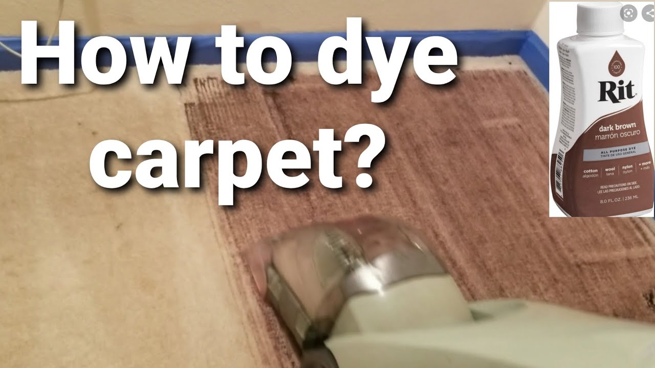 How to Dye Your Carpet - Liquid Dye 