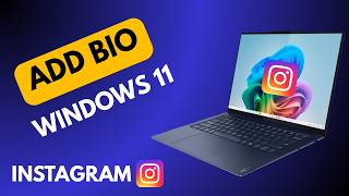 How to Add Bio in Instagram on Windows 11 screenshot 5