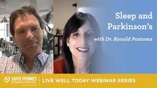 Sleep and Parkinson's Webinar