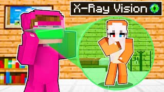I Using X-RAY VISION To Cheat In Minecraft!