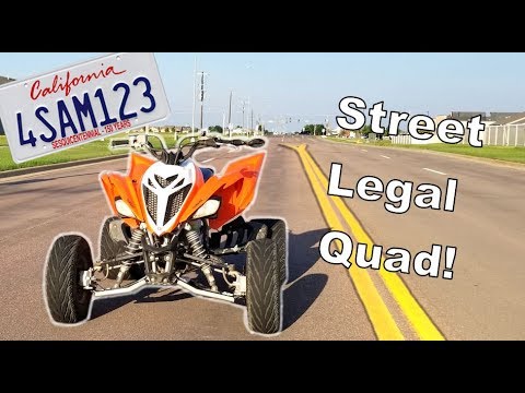 Street Legal Quad! | Raptor 700
