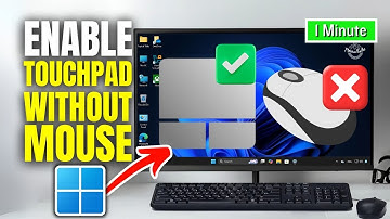 How to enable touchpad without mouse on windows 11 | Full Guide