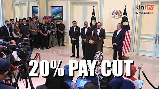 Anwar: Ministers agree to take 20% pay cut