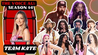 Season 14: TEAM KATE | Full Summary | The Voice Australia 2025