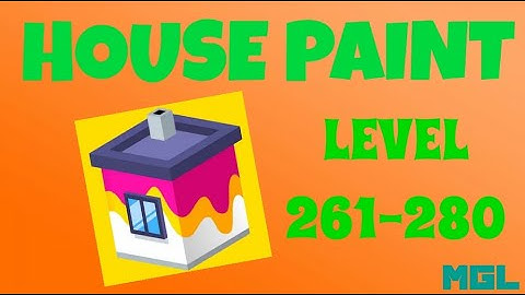 HOUSE PAINT Walkthrough / Level 261-280 / Ep.#14