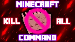FAST AND EASY Minecraft Kill All Command (How to Kill All in Minecraft 1.19)