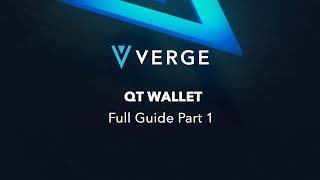 QT WALLET GUIDE | SETUP AND USAGE